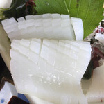 漁 - イカ刺身とゲソ天御膳