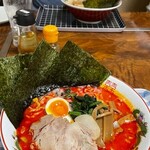 わん楽 - 豚骨旨辛味噌ラーメン