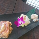 ISHIGAKI BEEF GRILL BAR go slow - ホルモン3種盛り