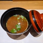 鮨 青海 - とろろ昆布の赤だし