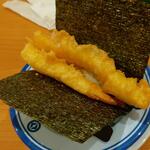 無添くら寿司 - えびいか天手巻き１貫 (税込)220円 (2022.08.21)