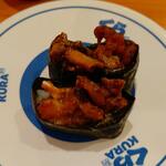 無添くら寿司 - うな肝軍艦 (税込)110円 (2022.08.21)