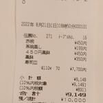 無添くら寿司 - レシート (2022.08.21)