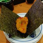 無添くら寿司 - 海鮮うに手巻き１貫 (税込)220円 (2022.08.21)