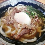 Te Uchi Udon Yoshino - 肉　うどん（温玉入）　760円