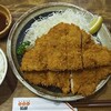 Tonkatsu No Kikuya - ジャンボチキンかつ定食。２枚は飽きるね