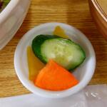 小さな食堂 ヒロ - 漬物 ※拡大 (2022.08.22)