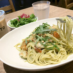 PRONTO - 赤海老と夏野菜の大葉ソース サラダセット