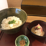 鯛塩そば 灯花 本店 - 鯛茶漬け