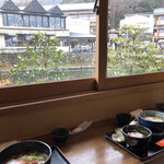 Arashiyama Tei - 店内からの景色