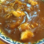 清川 - カレー丼のアップ