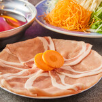 富士櫻豬肉蕎麥麵湯涮涮鍋