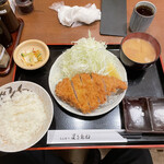 とんかつ まさむね - ランチロースかつ定食 1350円
