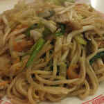 古都台南担々麺 - 「海老焼きそば」：干し海老の香りと旨みで食べる、
      優しい味の焼きそばです！
      