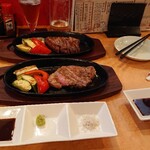 肉・海鮮料理ふじ - 牛タンとヒレステーキ