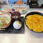 とん唐てん - がわ汁親子丼