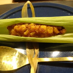 ひがしやま 司 - トウモロコシの蓮根餅