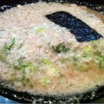 無鉄砲  - 豚骨ラーメン（ネギ多め、できこて）_2013年4月