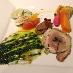 トラットリア イル シレーネ - 今日の前菜、牛肉のパテも