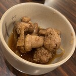 さか本 そば店 - たらこを炊いたもの。