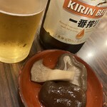 さか本 そば店 - お通しが味があって。