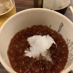 さか本 そば店 - 色鮮やかなイクラ。