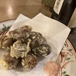 さか本 そば店 - この日は栗天がご本尊。