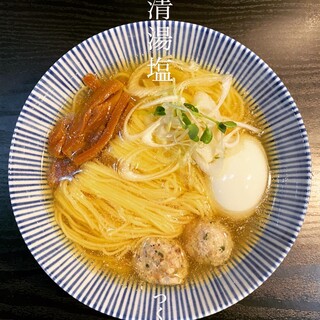 Chicken soba (soy sauce, salt, miso) *Photo is for illustrative purposes only.