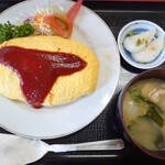 飯山食堂 - オムライス700円