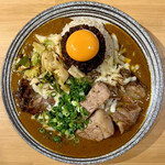 吉田カレー  - ミックス 小（アサリと蛤グレイビーMIX）・豚・チーズ・アチャール・角切りローストポーク