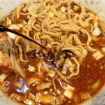 ラーメン二郎 - 赤酢投入～♪