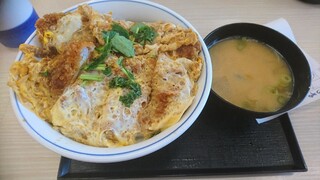 Katsuya - かつ丼（松）&とん汁（小）