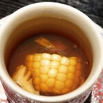 沙龍 - 鮑 玉蜀黍 薬膳スープ