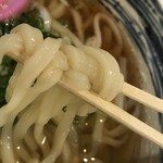 一休うどん - 麺はこんな感じ