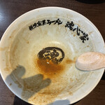 横浜家系ラーメン 魂心家 - こうなると、まくり券が貰えます。