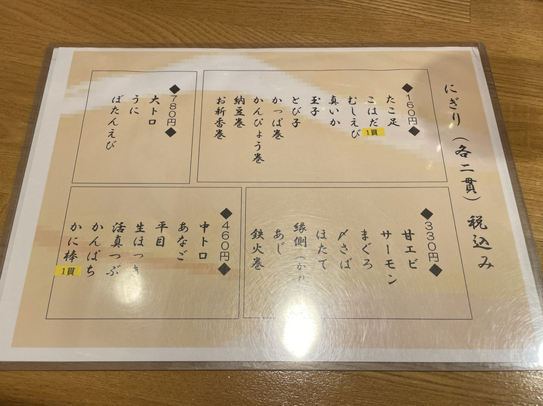 にぎり　どってん家>