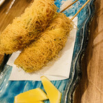 純酒場 ナブラ - エビと大和芋のカダイフ巻き