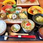 Shunraku Sawada - 旬楽膳＋蓮根まんじゅう。2200円