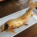 やな場茶屋 - 【鮎の塩焼き(中)　７００円】