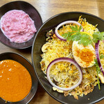 南インド家庭料理 インダスレイ - ハイデラバード ビリヤニ マトン