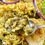 南インド家庭料理 インダスレイ - マトンもゴロゴロ