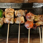 Izakaya Choi Choi - ■ピーマンチーズ豚巻き･白ねぎ豚巻き･えりんぎ豚巻き･トマト豚巻き･アスパラ豚巻き @90円(外税)■