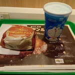 マクドナルド - 料理写真:ザク切りポテト&ビーフ、マックシェイク®ドラえもん ラムネ