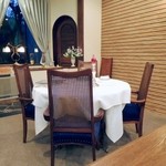 シュマンドール - テーブル席の様子です。既に予約席でした。