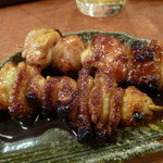 一献 - シロと鶏もものタレ焼き