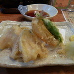 一献 - キスの天ぷら