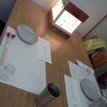 そば工房 玉江 - ムーディーな灯り