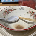 博多・薬院 八ちゃんラーメン - 【再訪】汁完