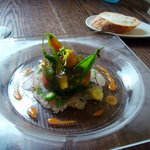 バローレ - ひらめのカルパッチョとたっぷりの野菜