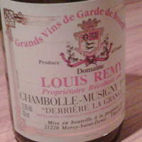 ミルカレス - Chambolle-Musigny 1er Cru Derriere La Grange/Louis Remy1994